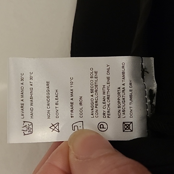 Black Pencil Skirt with slit in back - Picture 10 of 10